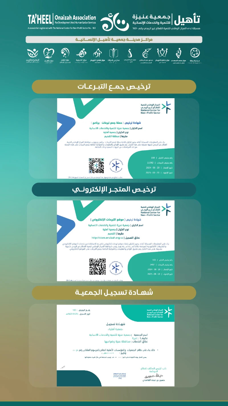 جهة الترخيص